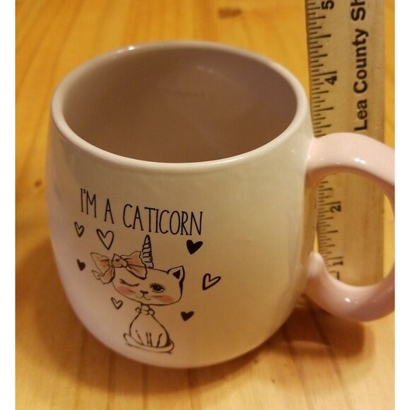 I'm a Caticorn Coffee Tea Mug Meow Cat Kitten Unicorn By Strawberry Street Mugs - Picture 8 of 9